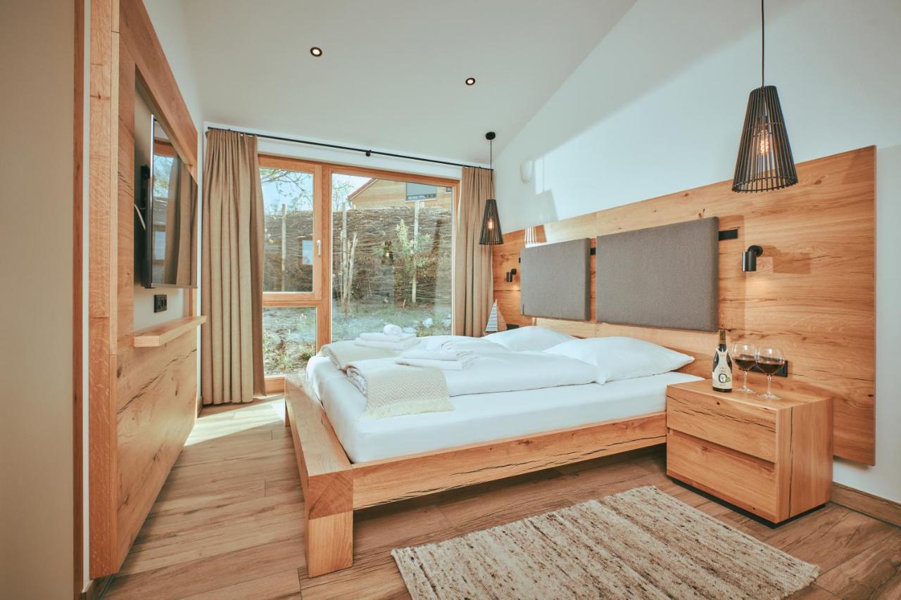 Chalet Resort Seenland Steinberg am See Bagian luar foto
